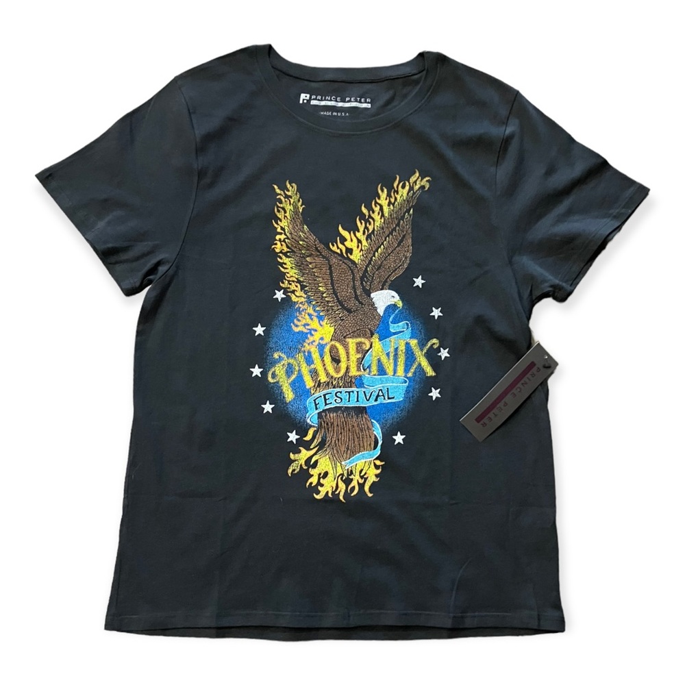 Prince Peter Collection black Phoenix festival t-shirt